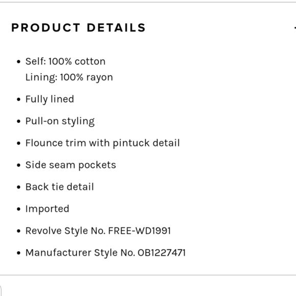 NWT Free People Hailey Mini Dress Size S White Ivory - Picture 7 of 7